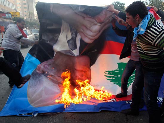 מהומות בלבנון / צילום:רויטרס